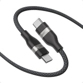 Anker Nano Usb C Cable, 240w 90cm Flexible Multi Color Braided Cord, Fast Charging Type C Charger For Iphone 16 Series, Macbook Pro Black